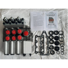 Розподільник гідравличний Р80 з клапаном та ремкомплектом